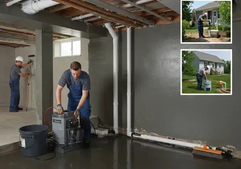 Basement Waterproofing and Flood Prevention process in Ramsey, IL